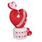5ft. Inflatable Lighted Valentine's Day Rotating Heart Outdoor Decoration